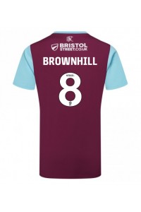 Burnley Josh Brownhill #8 Voetbaltruitje Thuis tenue 2024-25 Korte Mouw